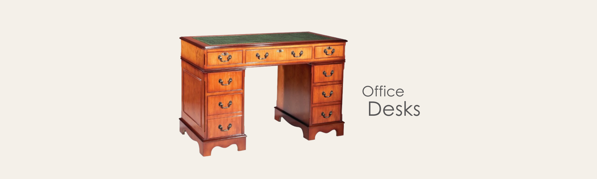 Wooden Desks with Drawers
